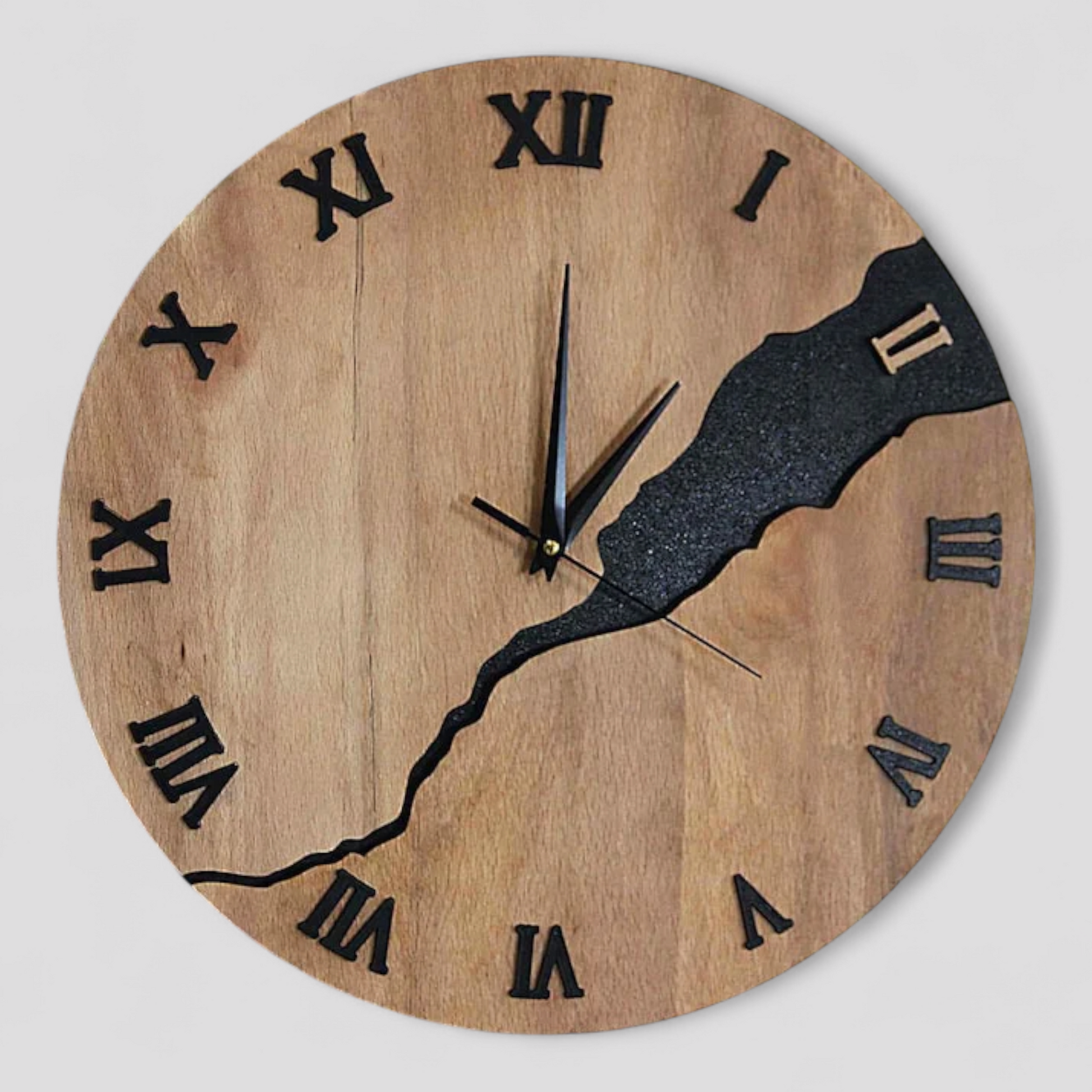 Horloge Murale Design en Bois Silencieuse