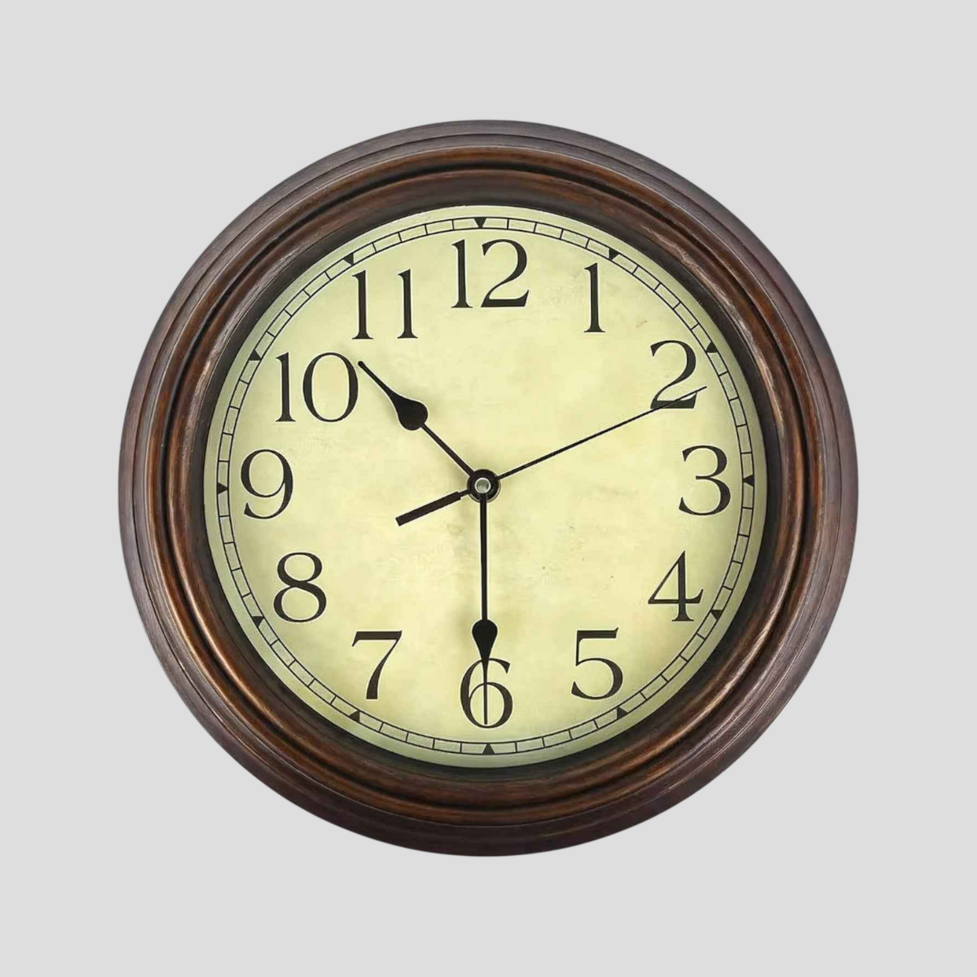 Horloge Murale Silencieuse – Style Vintage Design  This