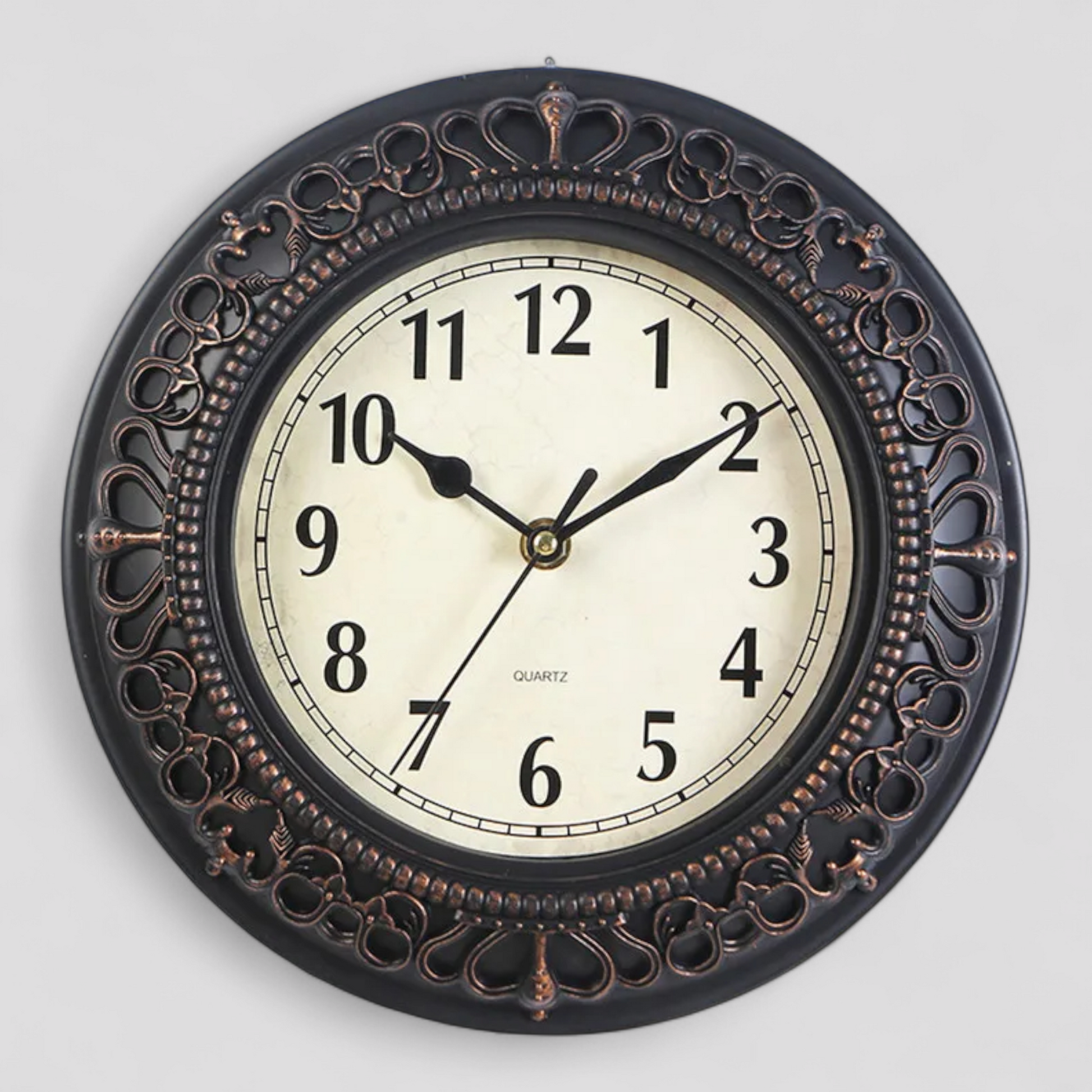 Horloge Murale Style Vintage avec Surface Miroir