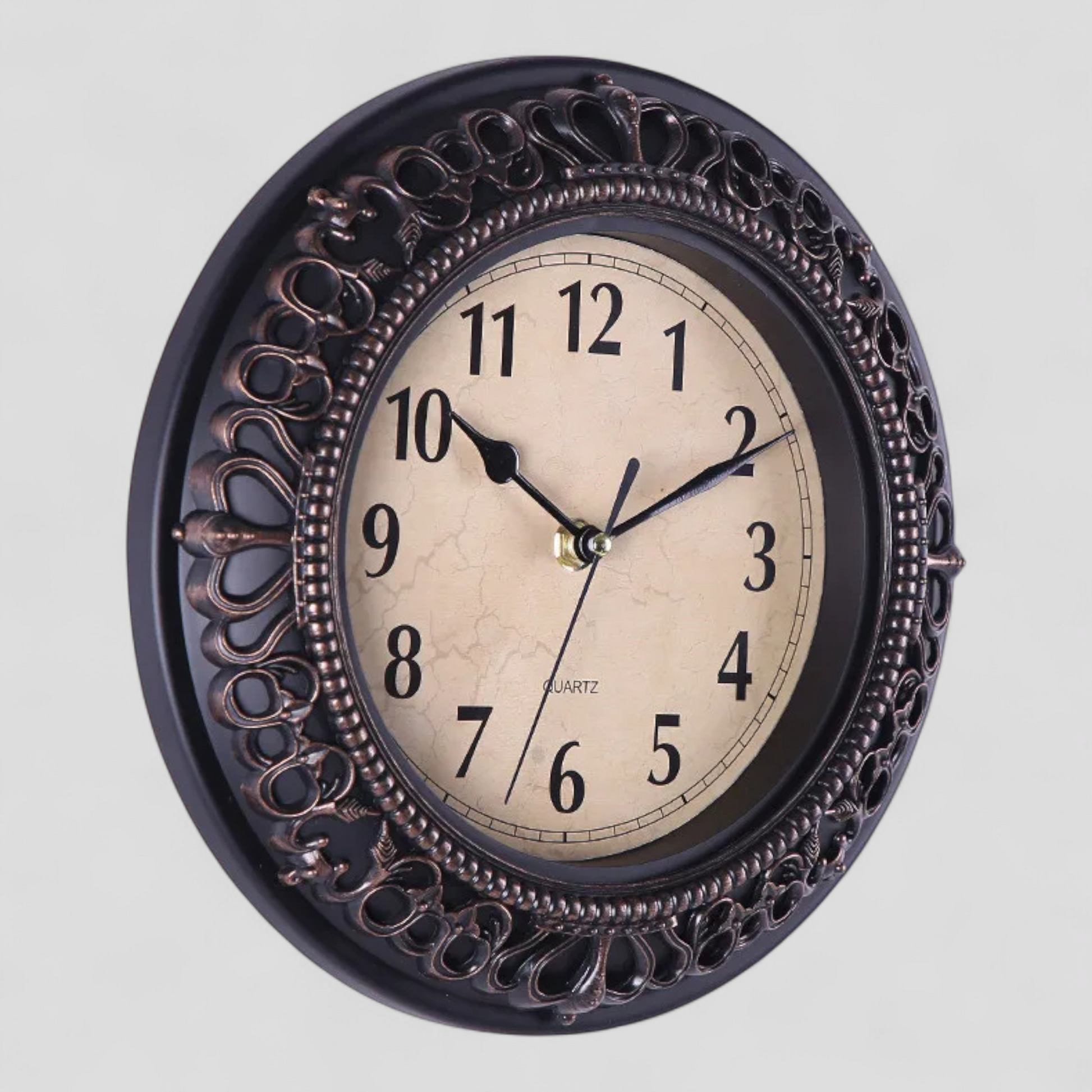 Horloge Murale Style Vintage avec Surface Miroir