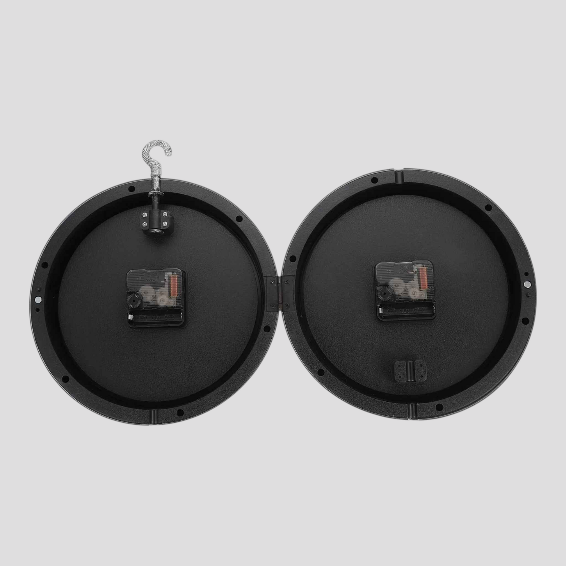 Horloge Murale Double Face Style Vintage Élégante