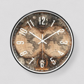 Wanduhr aus Holz Wohnaccessoires Wanddekoration