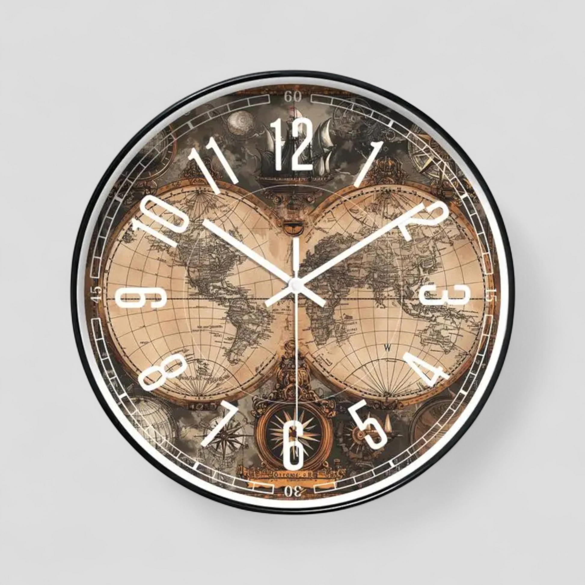 Horloge Murale en Bois – Style Vintage Design