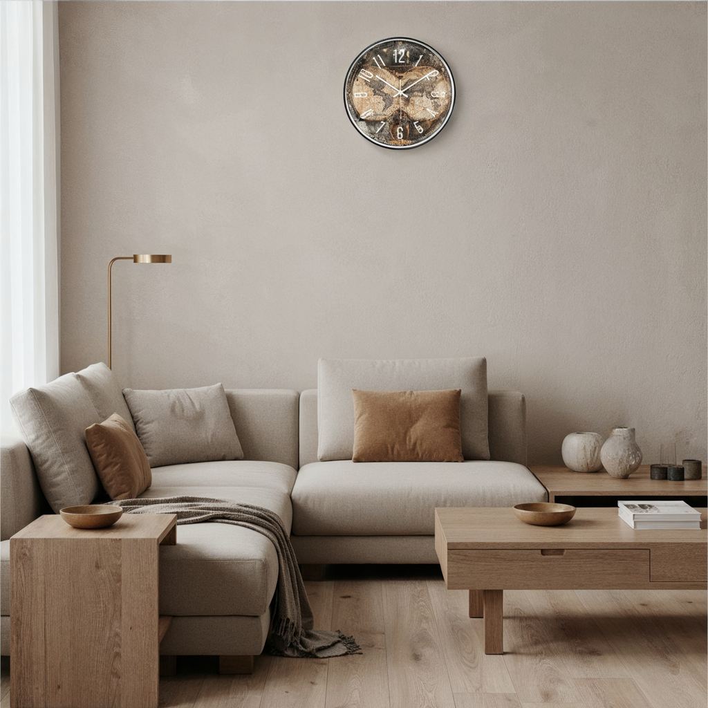 Horloge Murale en Bois