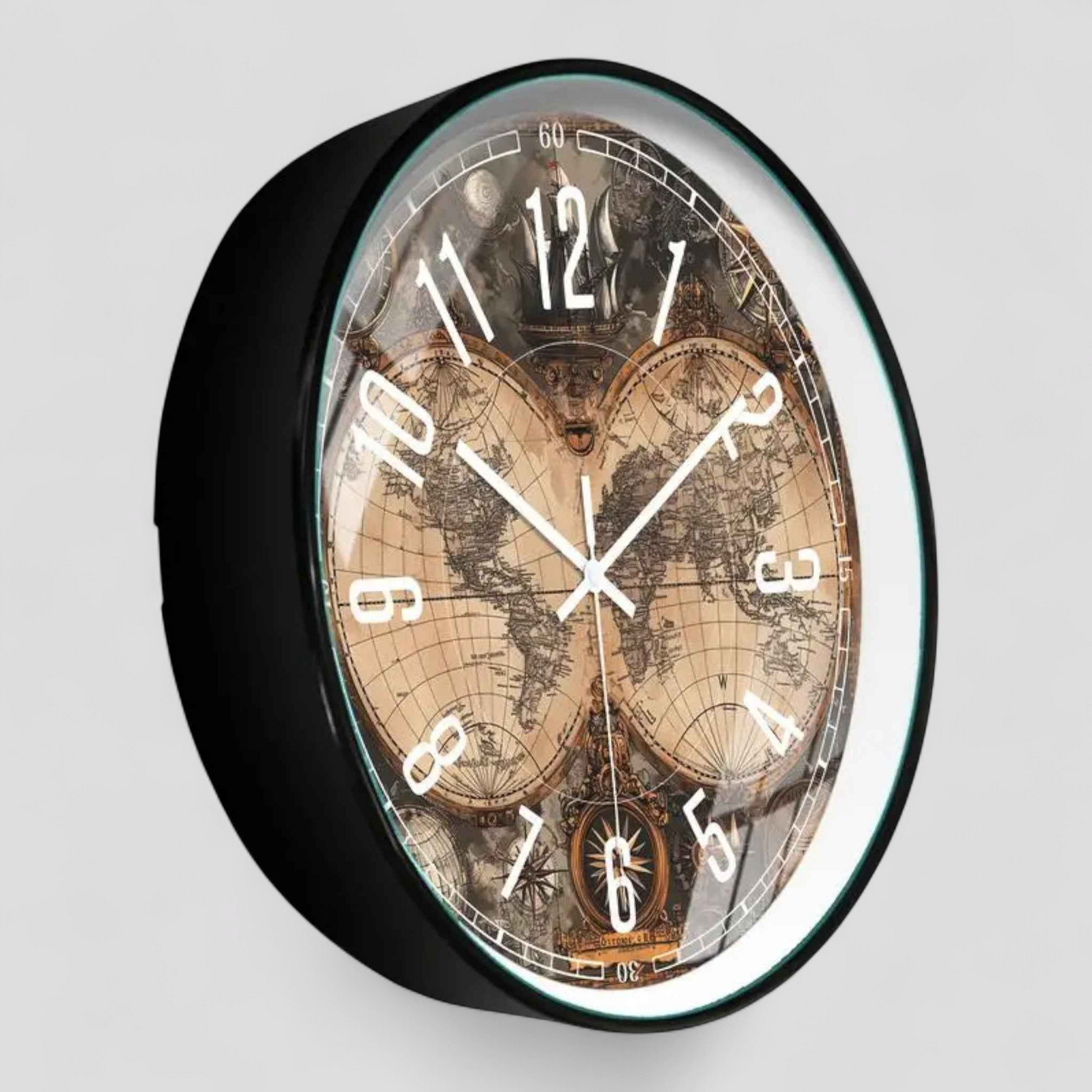 Horloge Murale en Bois – Style Vintage Design