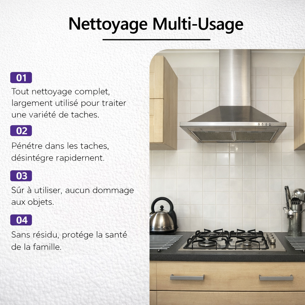 Nettoyant Multi-Surfaces Efficace pour Cuisine