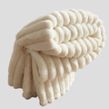 Fleece-Decke aus Polyester Kuscheliges Bettzeug
