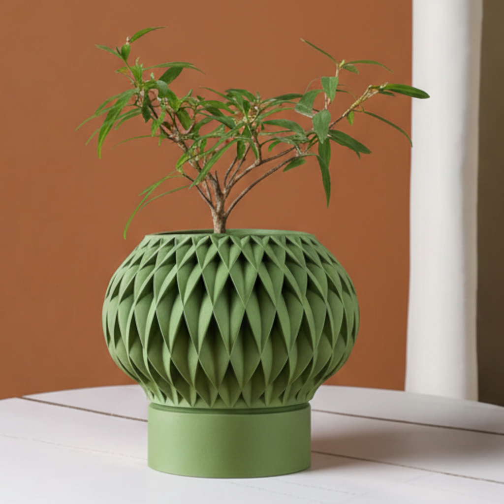 Jardinière au Design 3D Contemporain