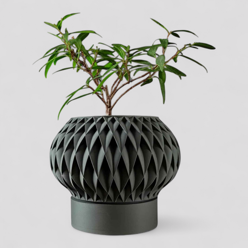 Jardinière au Design 3D Contemporain