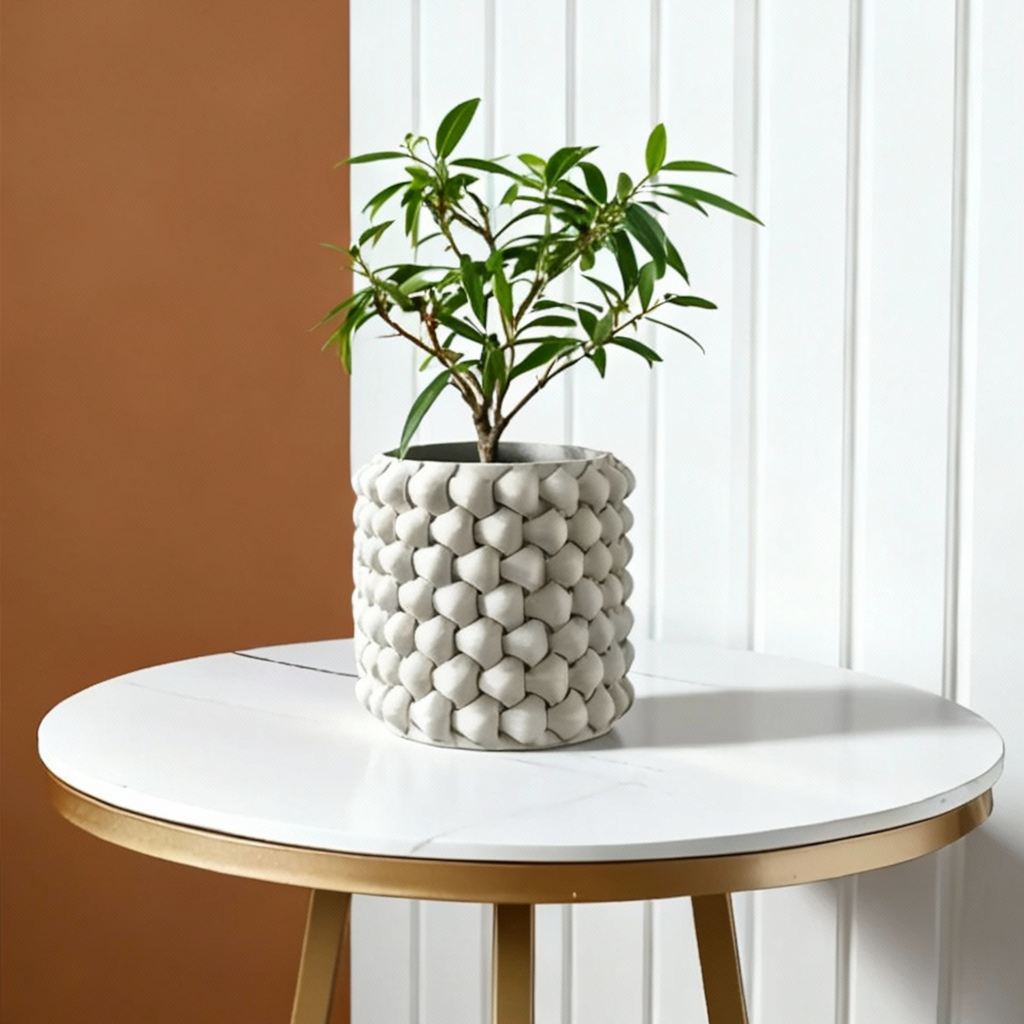 Jardinière au Design Géométrique Moderne