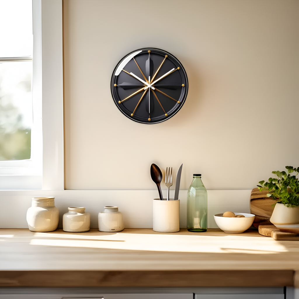 Horloge Murale Silencieuse au Design Élégant