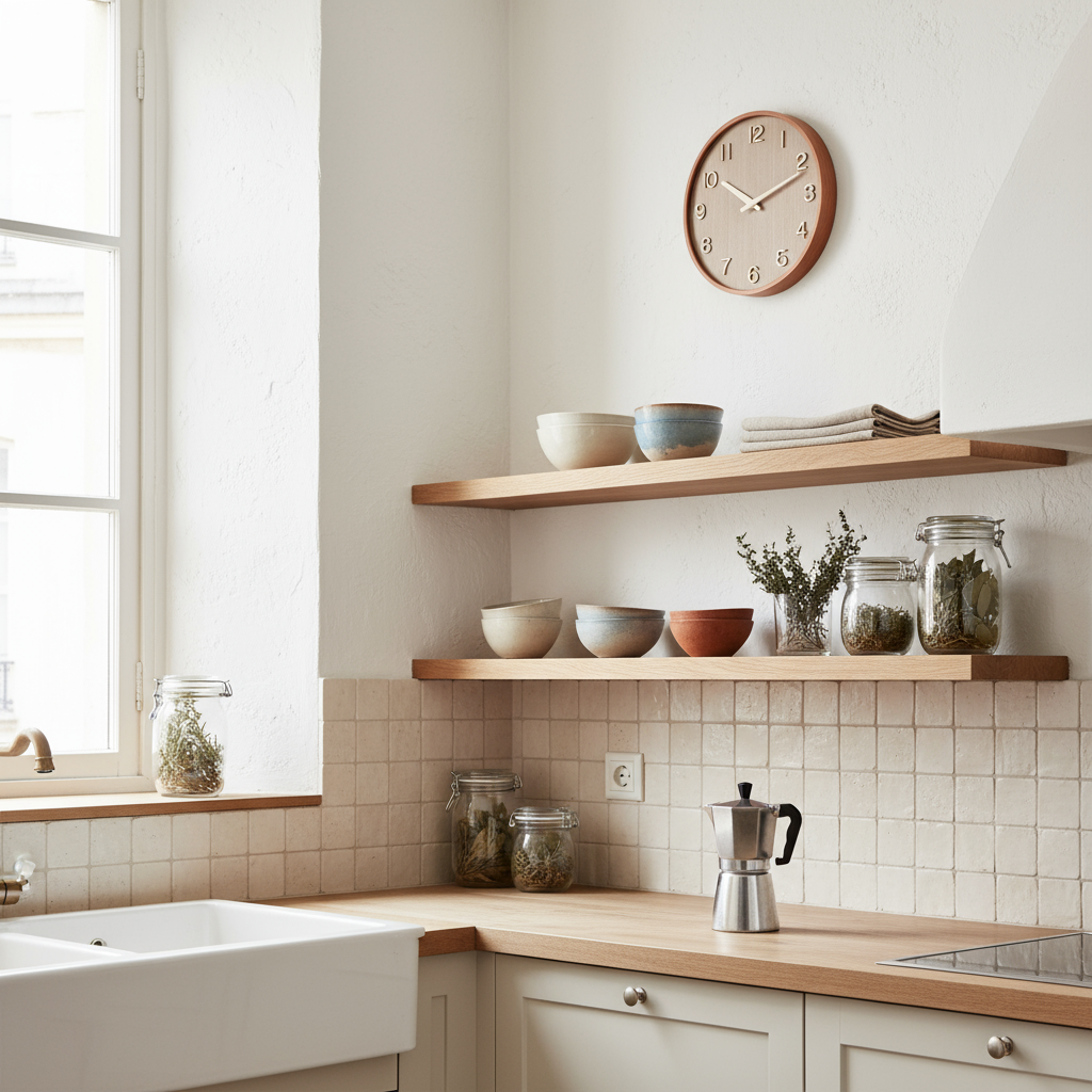 Horloge Murale Rétro en Bois – Style Vintage