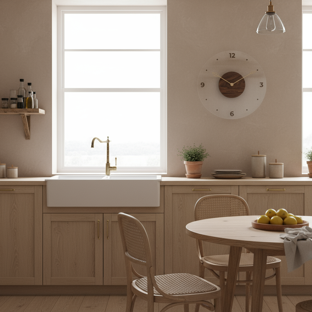 Watch Murale Minimaliste en Bois – Style Épuré