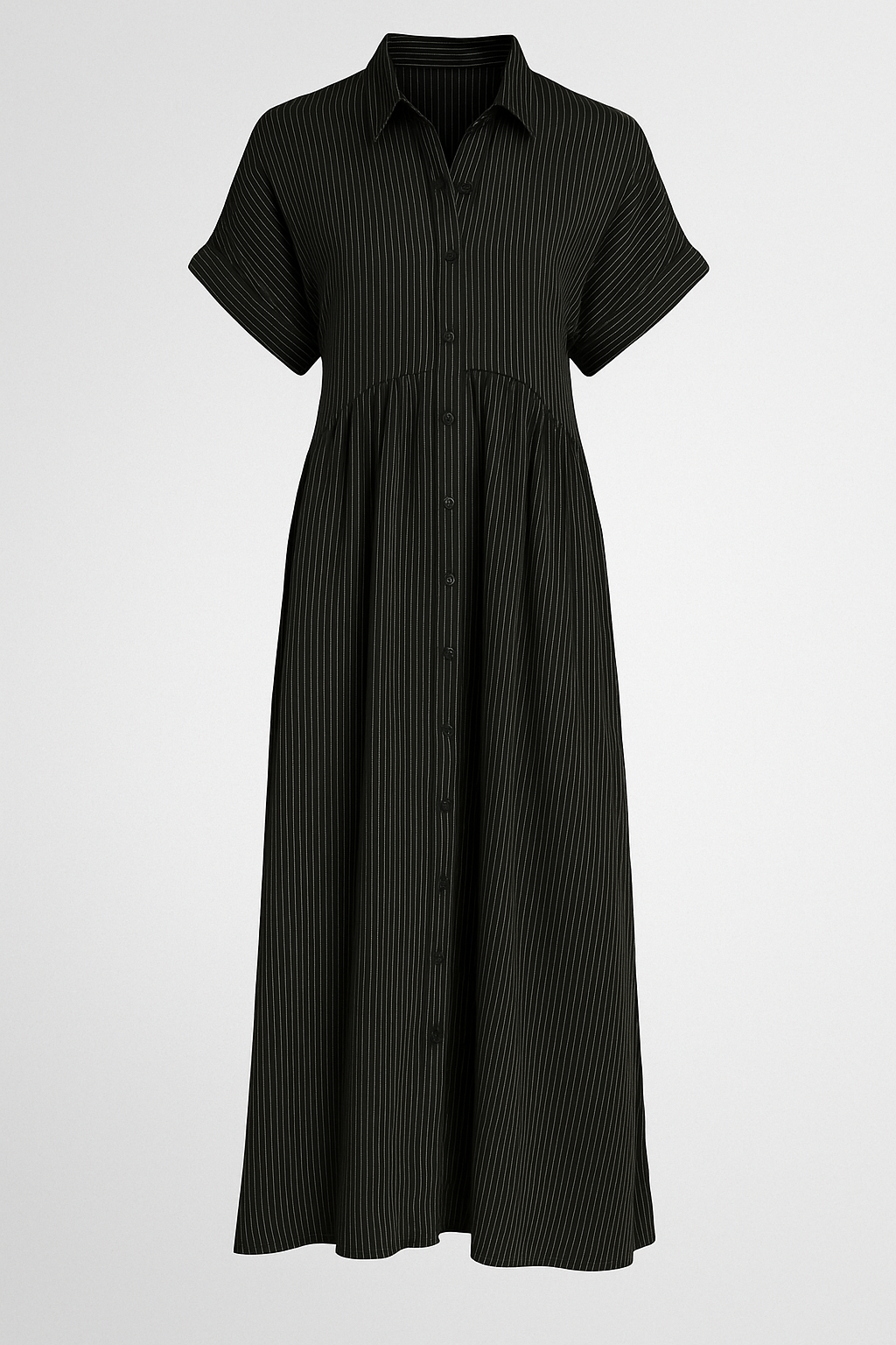 Schickes Midikleid für Damen mit praktischen Taschen