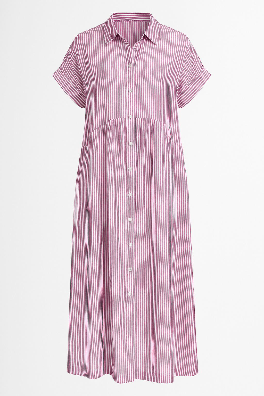 Elegantes Midikleid für Damen mit Taschen