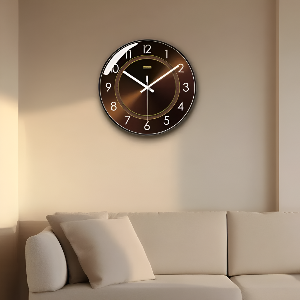 Horloge Murale Design Élégante en Verre