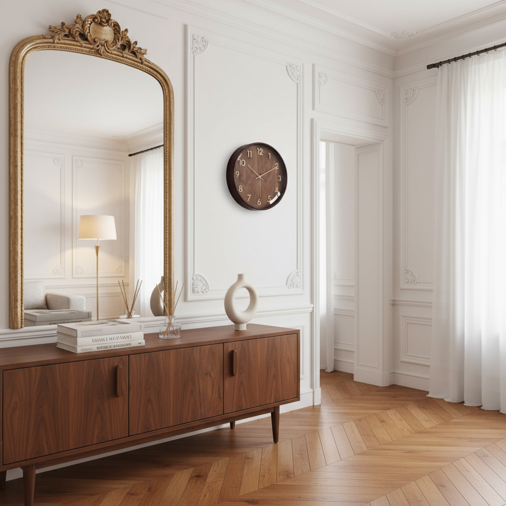 Watch Murale en Bois – Style Nordique