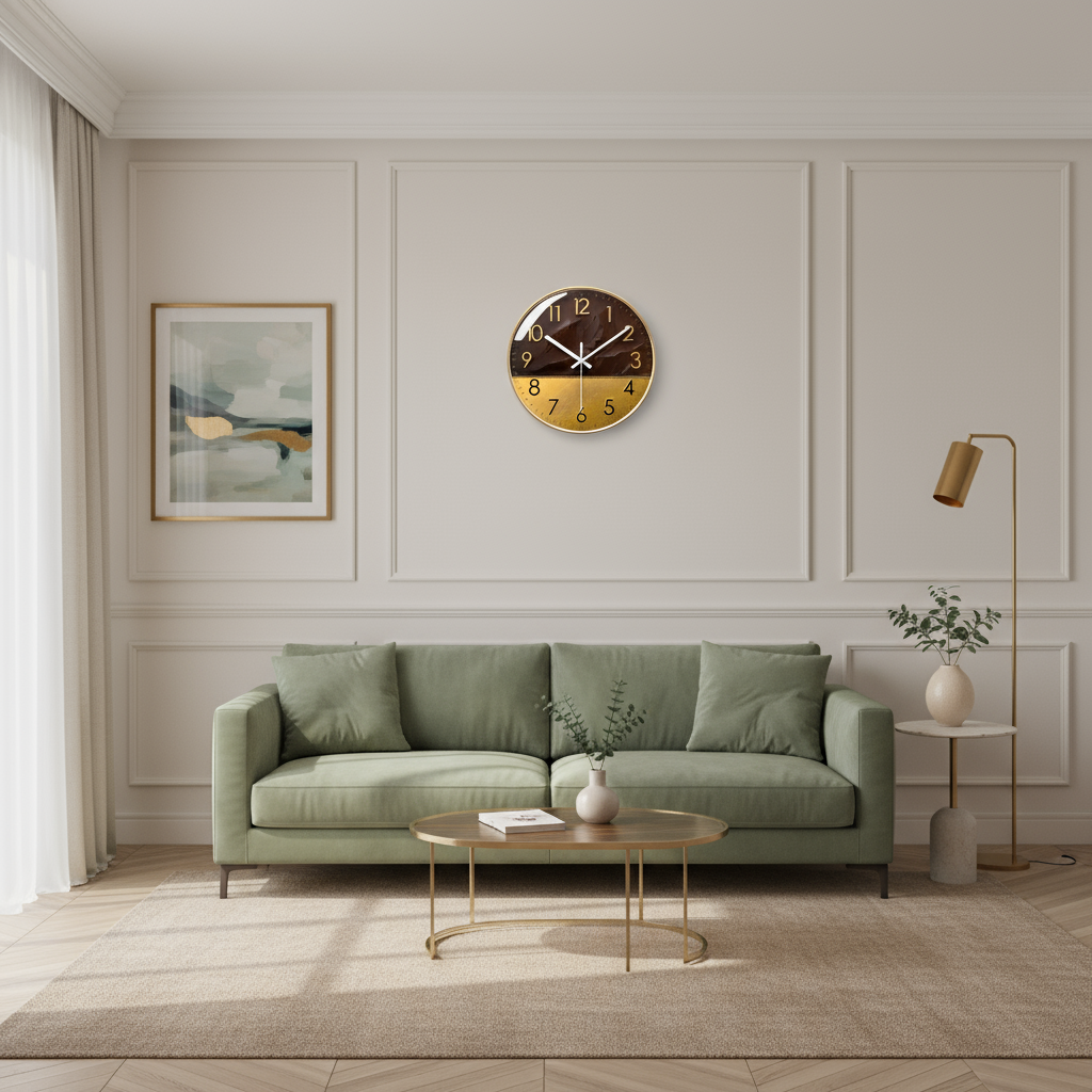 Horloge Murale Design Moderne Silencieuse