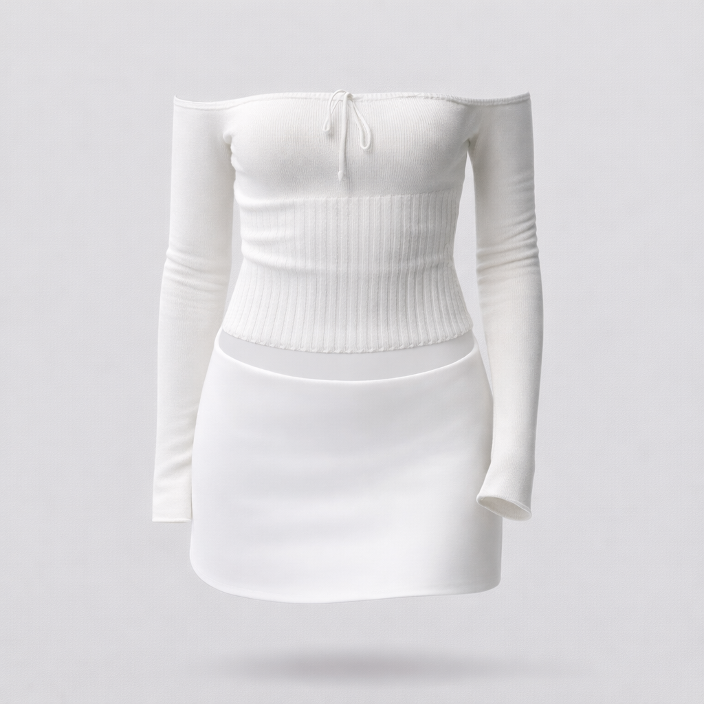 Jupe Femme Moulante avec Short de Sécurité