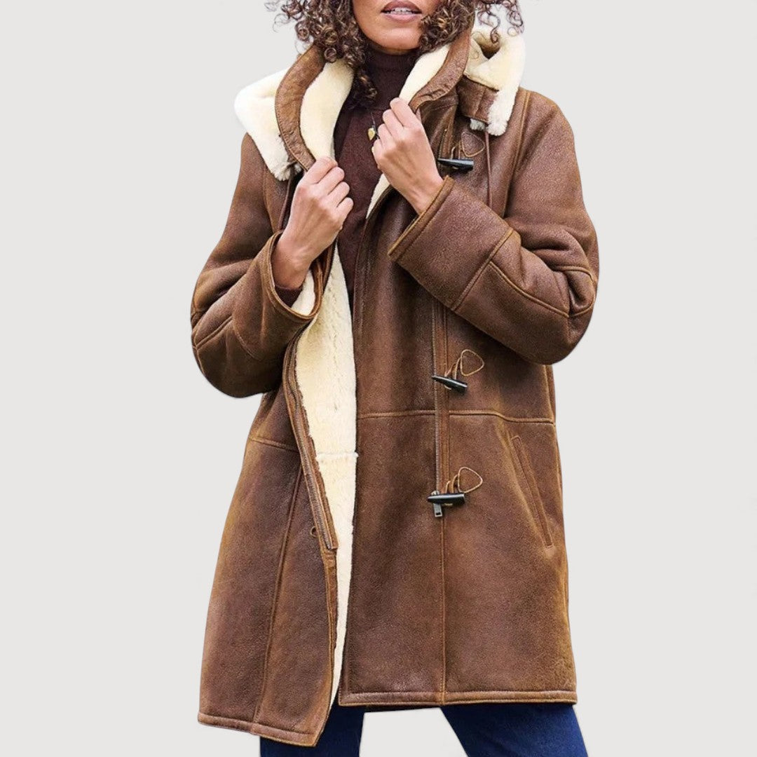 Manteau D'Hiver Femme Chic Avec Capuche 0