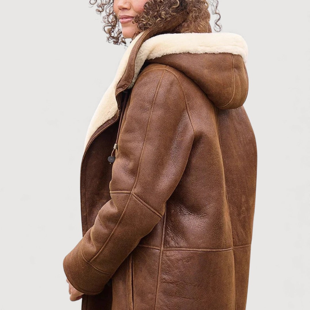 Manteau D'Hiver Femme Chic Avec Capuche 1
