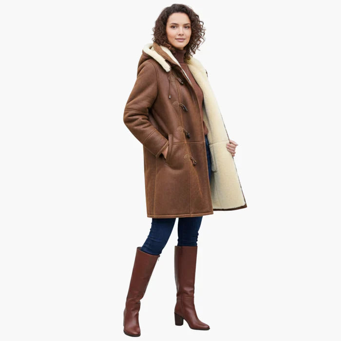 Manteau D'Hiver Femme Chic Avec Capuche 2