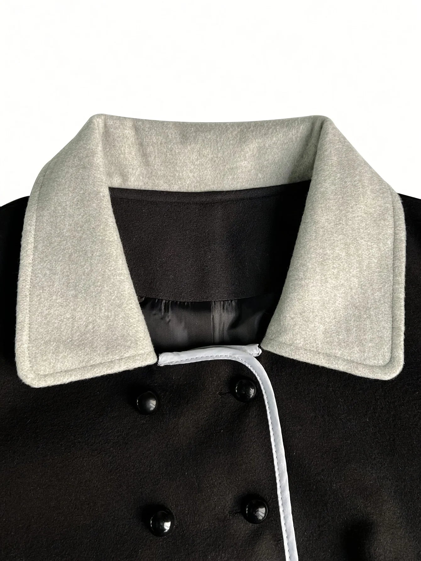 Manteau Hiver Femme Élégant en Laine Long 2