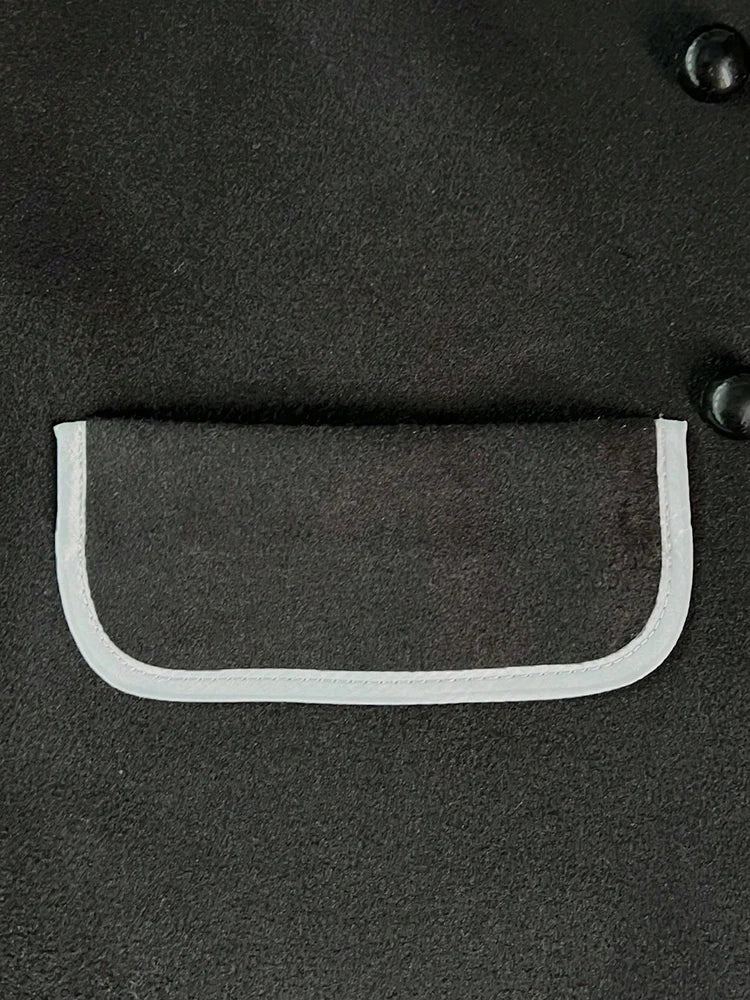 Manteau Hiver Femme Élégant en Laine Long 3