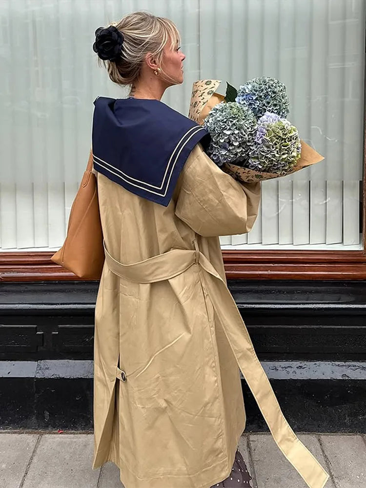 Manteau Long Femme Chic Élégant 2