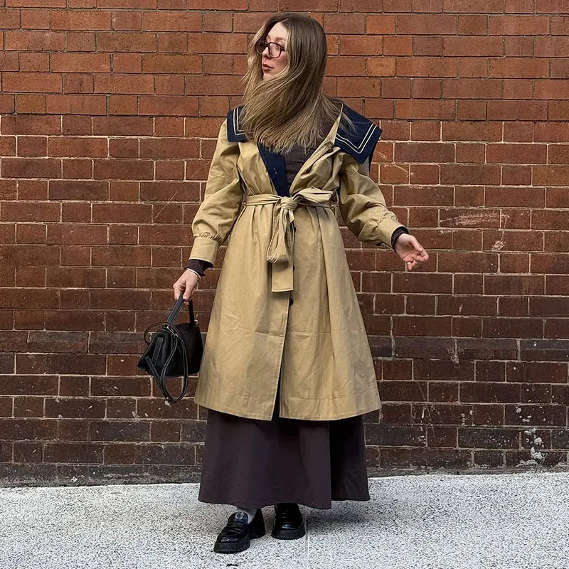 Manteau Long Femme Chic Élégant 6