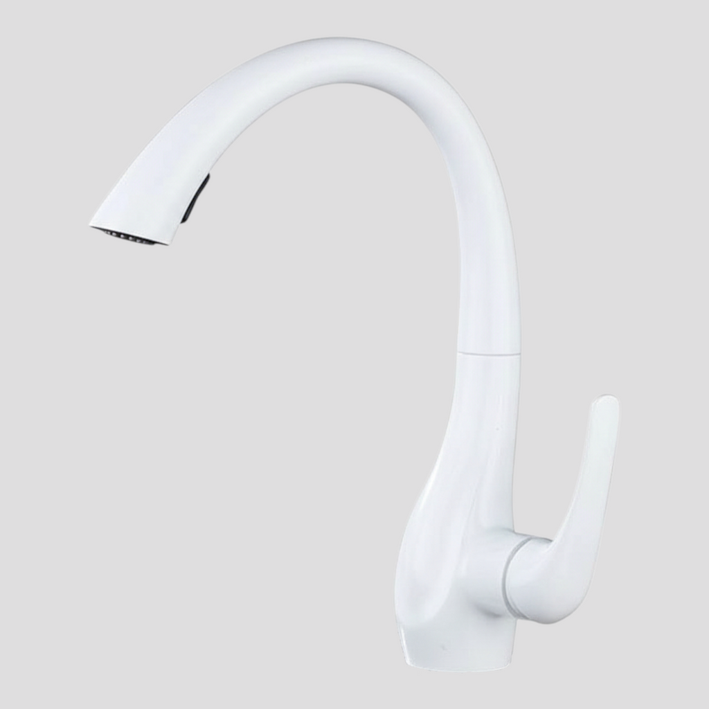 Mitigeur de Cuisine avec Douchette Extractible 360° Métal – Finition Noir Mat