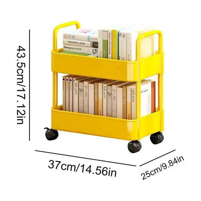 Chariot à livres sur roues pour un rangement facile et une organisation efficace des livres - Dalton
