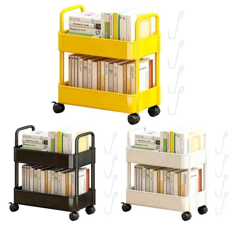 Chariot à livres sur roues pour un rangement facile et une organisation efficace des livres - Dalton