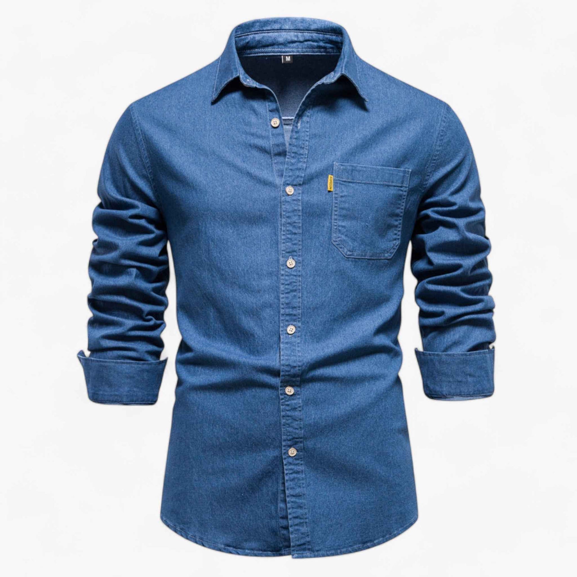 Chemise en Denim Axel pour Homme - Polyvalente pour Toutes les Occasions
