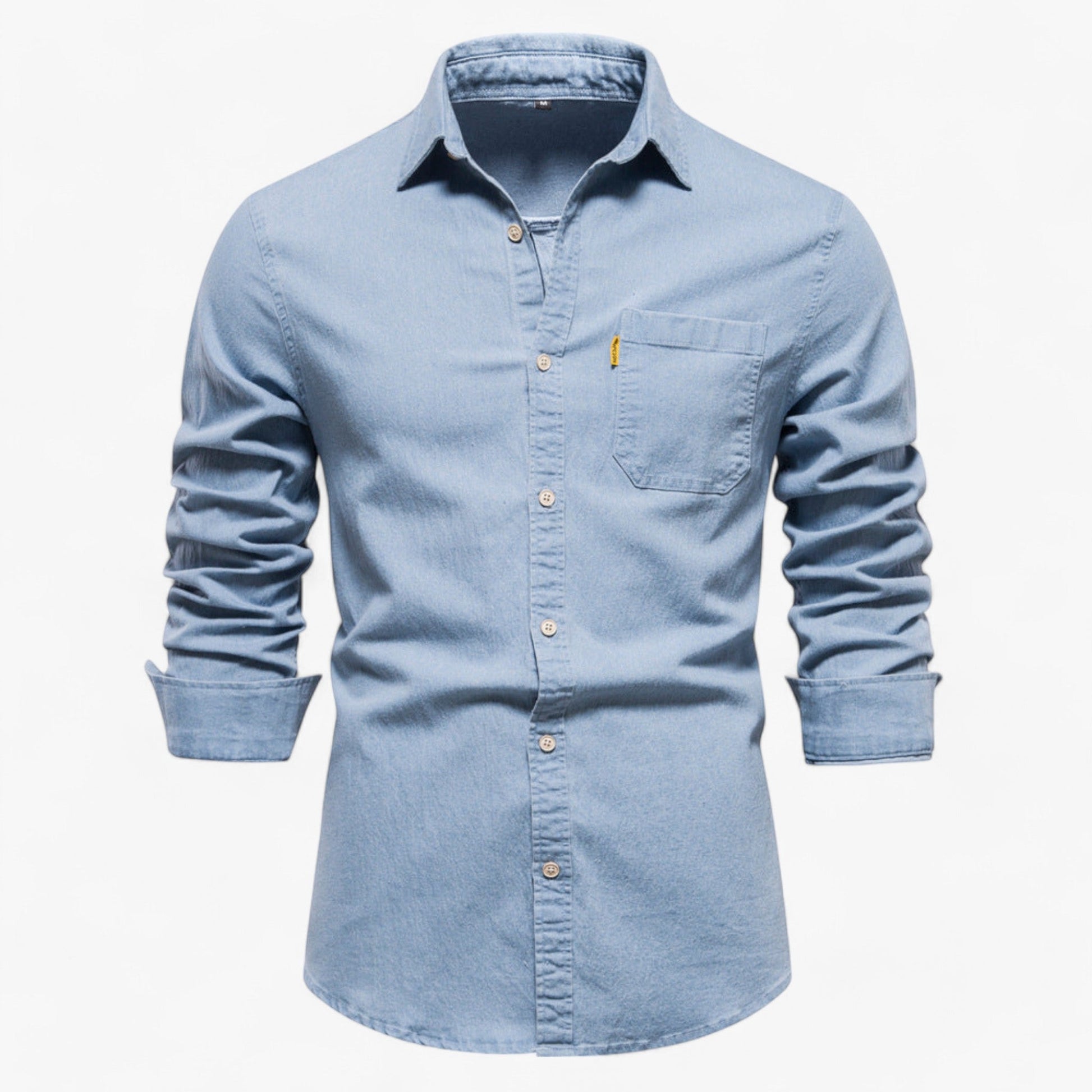 Chemise en Denim Axel pour Homme - Polyvalente pour Toutes les Occasions