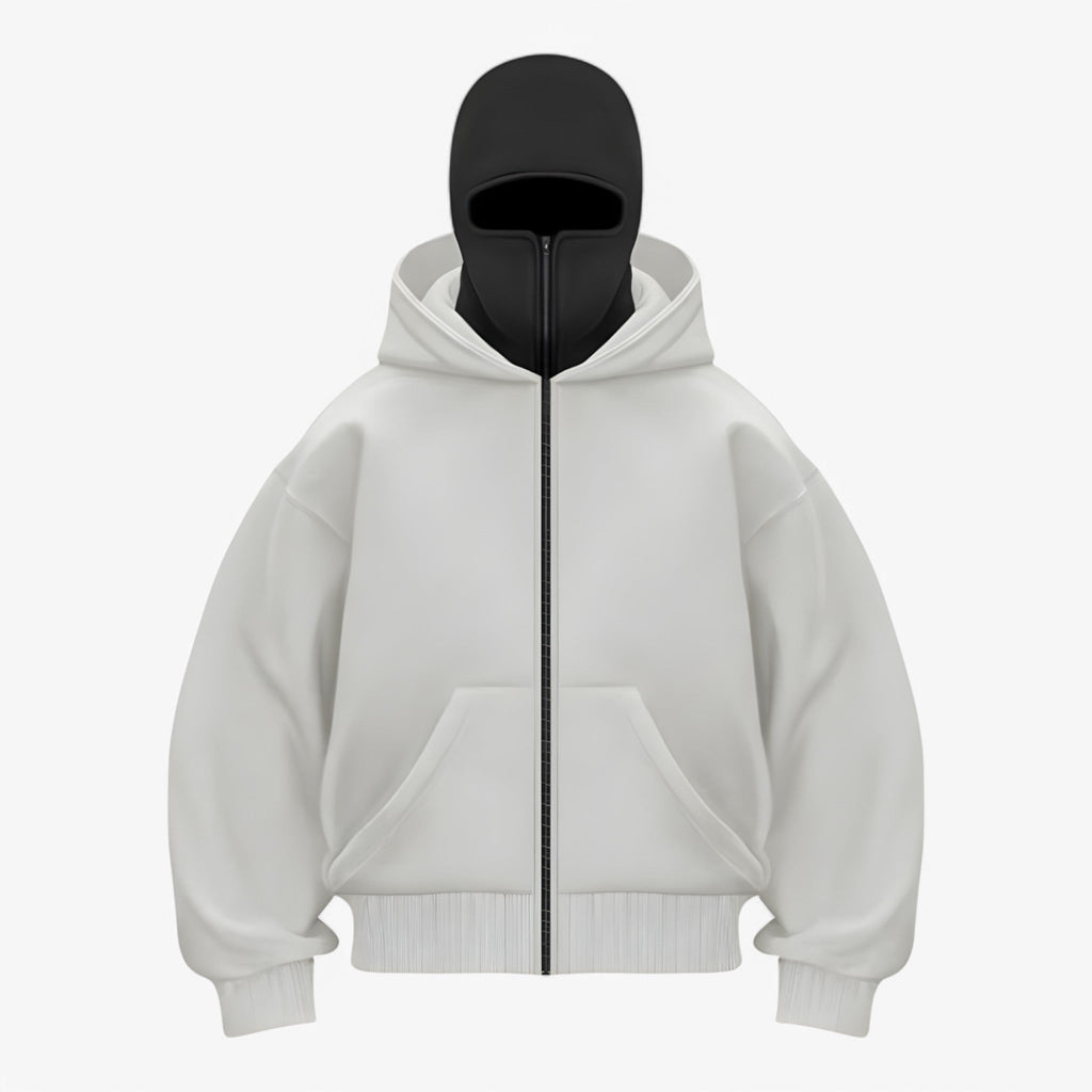 Cagoule Homme en Polaire avec Fermeture Éclair Intégrée – Couverture Maximale et Bien-être