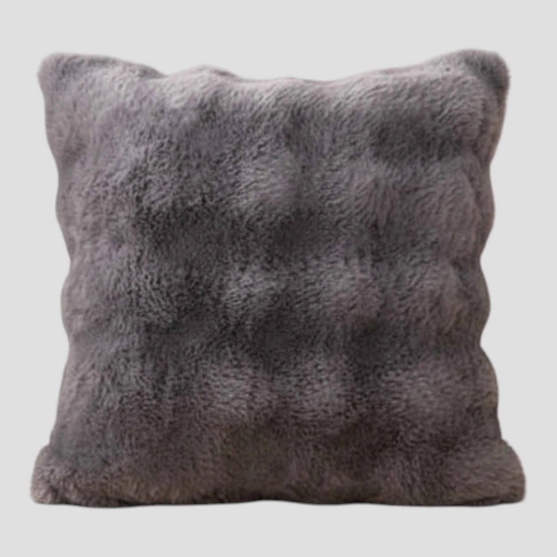 Housse de Coussin en Velours à Motif Bulle Uni