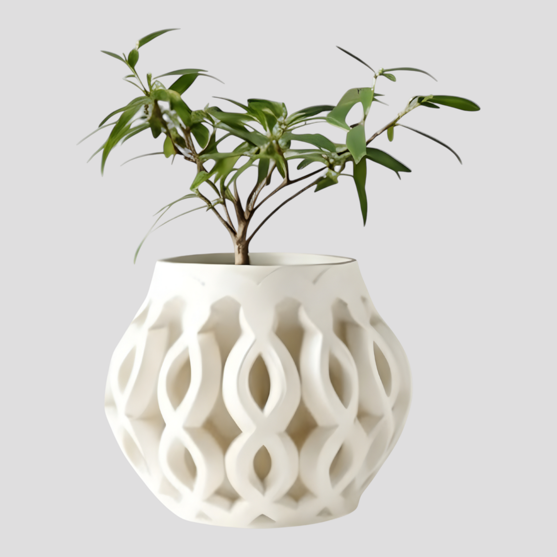 Pot de Fleur en PLA Écologique au Design Moderne