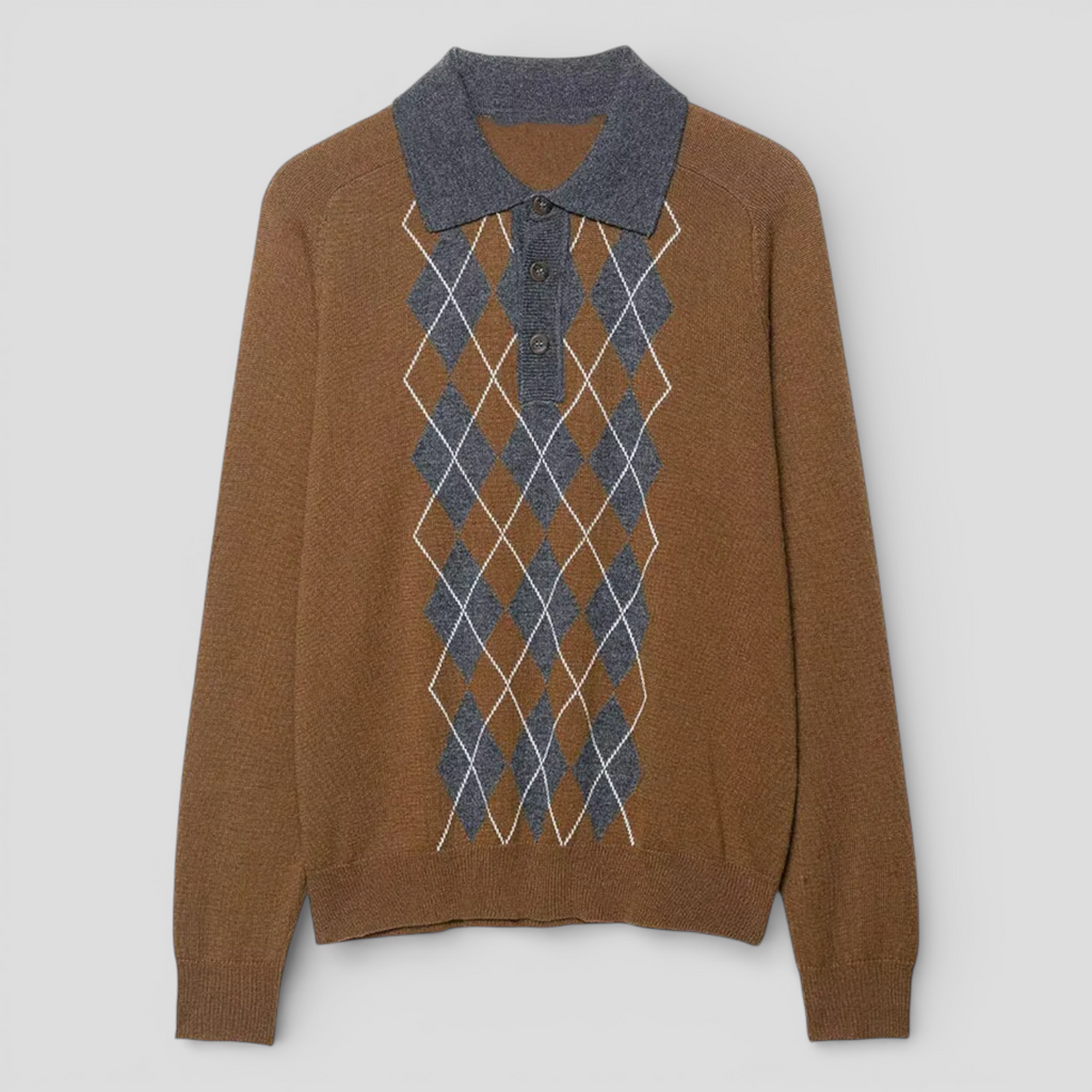 Weit geschnittener Damenpullover mit Polokragen – weicher, warmer Strick | Herbst Winter Casual