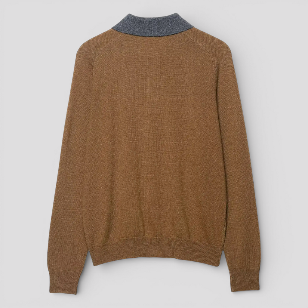 Weit geschnittener Damenpullover mit Polokragen – weicher, warmer Strick | Herbst Winter Casual