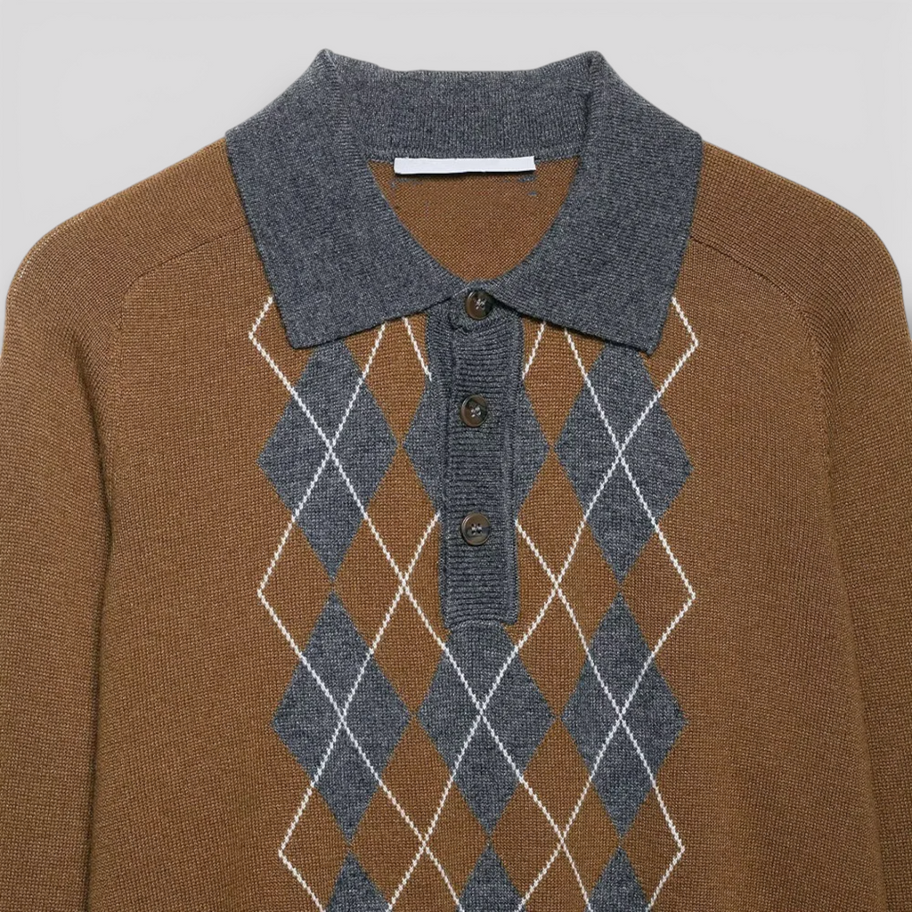 Weit geschnittener Damenpullover mit Polokragen – weicher, warmer Strick | Herbst Winter Casual