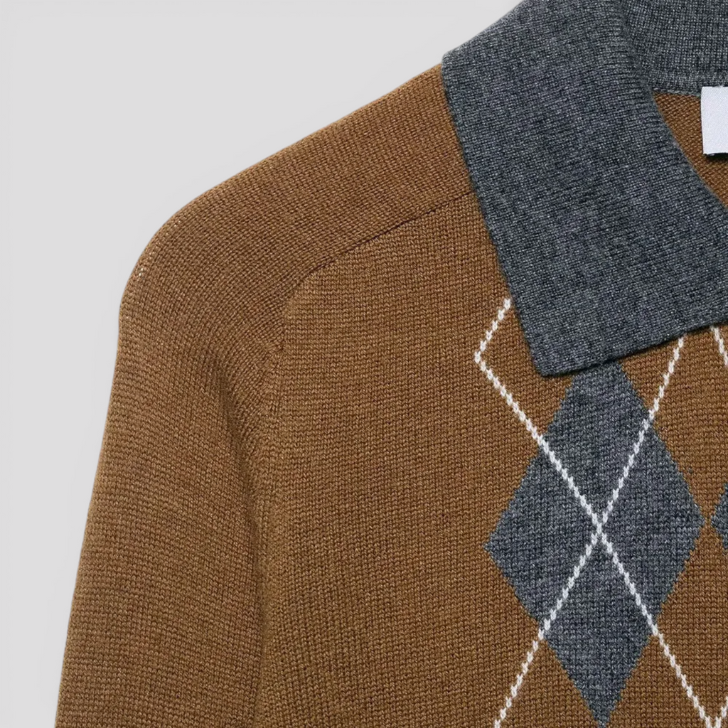 Weit geschnittener Damenpullover mit Polokragen – weicher, warmer Strick | Herbst Winter Casual