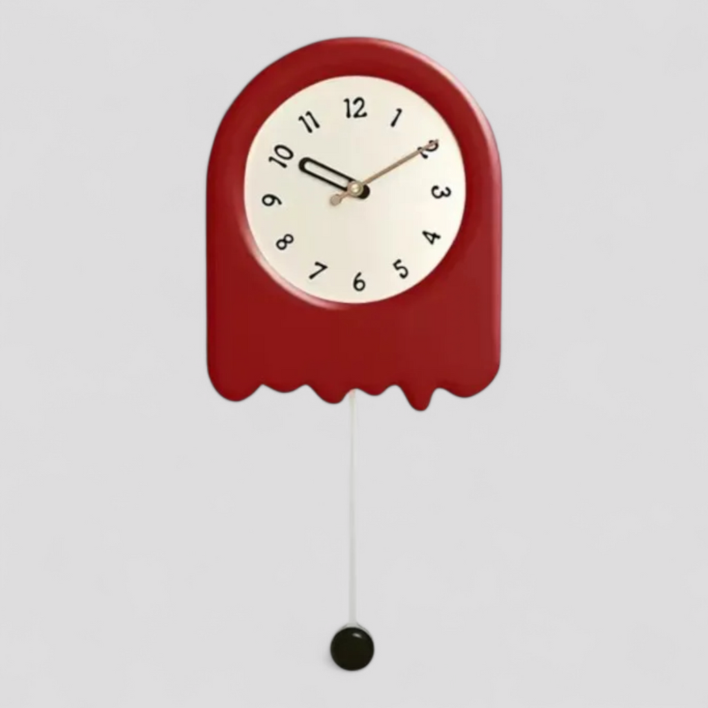 Horloge Murale Ronde en Bois – Style Contemporain, Silencieuse