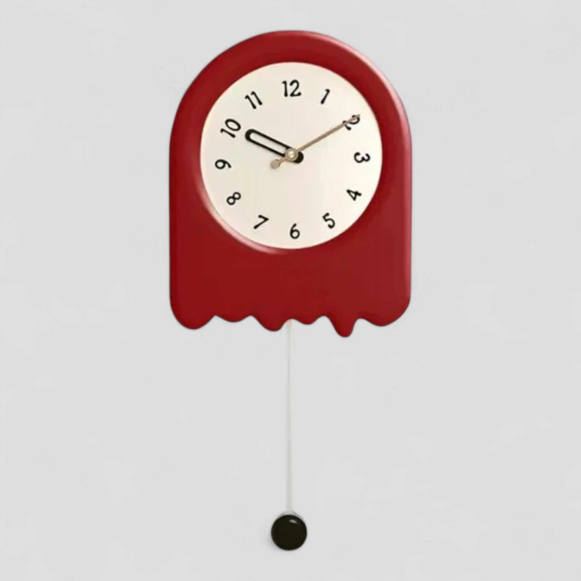 Horloge Murale Ronde en Bois – Style Contemporain, Silencieuse