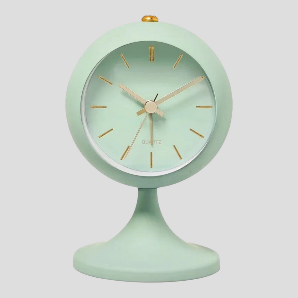 Réveil de Table Élégant – Aiguilles Luminescentes – Style Moderne