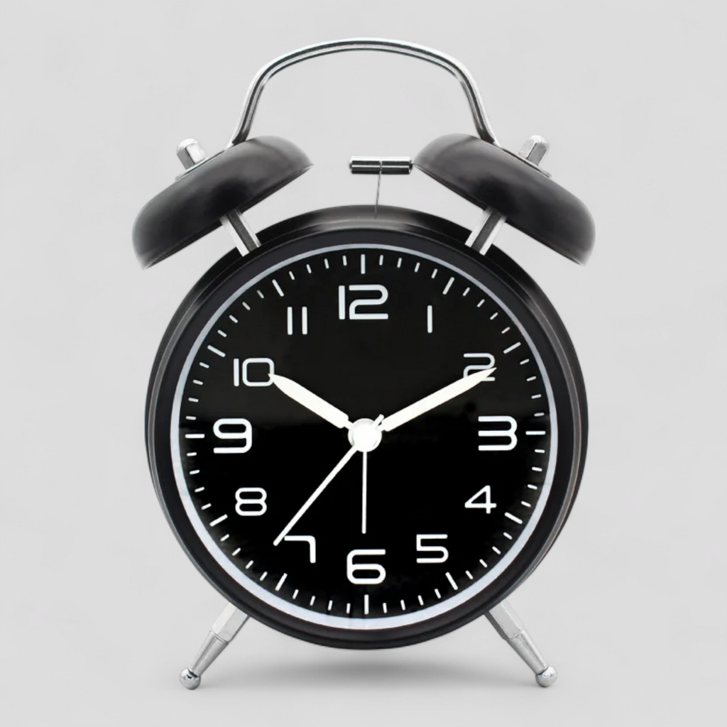 Réveil Lumineux à Double Cloche with Alarme Forte