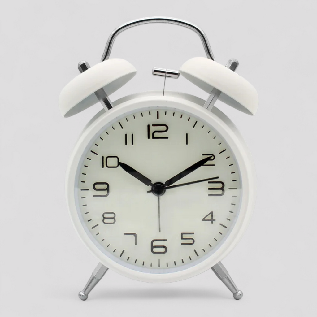 Réveil Lumineux à Double Cloche with Alarme Forte