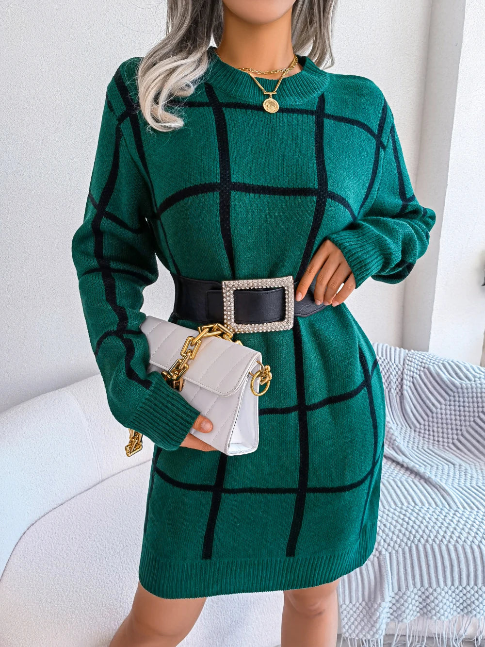 Robe Longue Femme Décontractée à Manches Longues 1