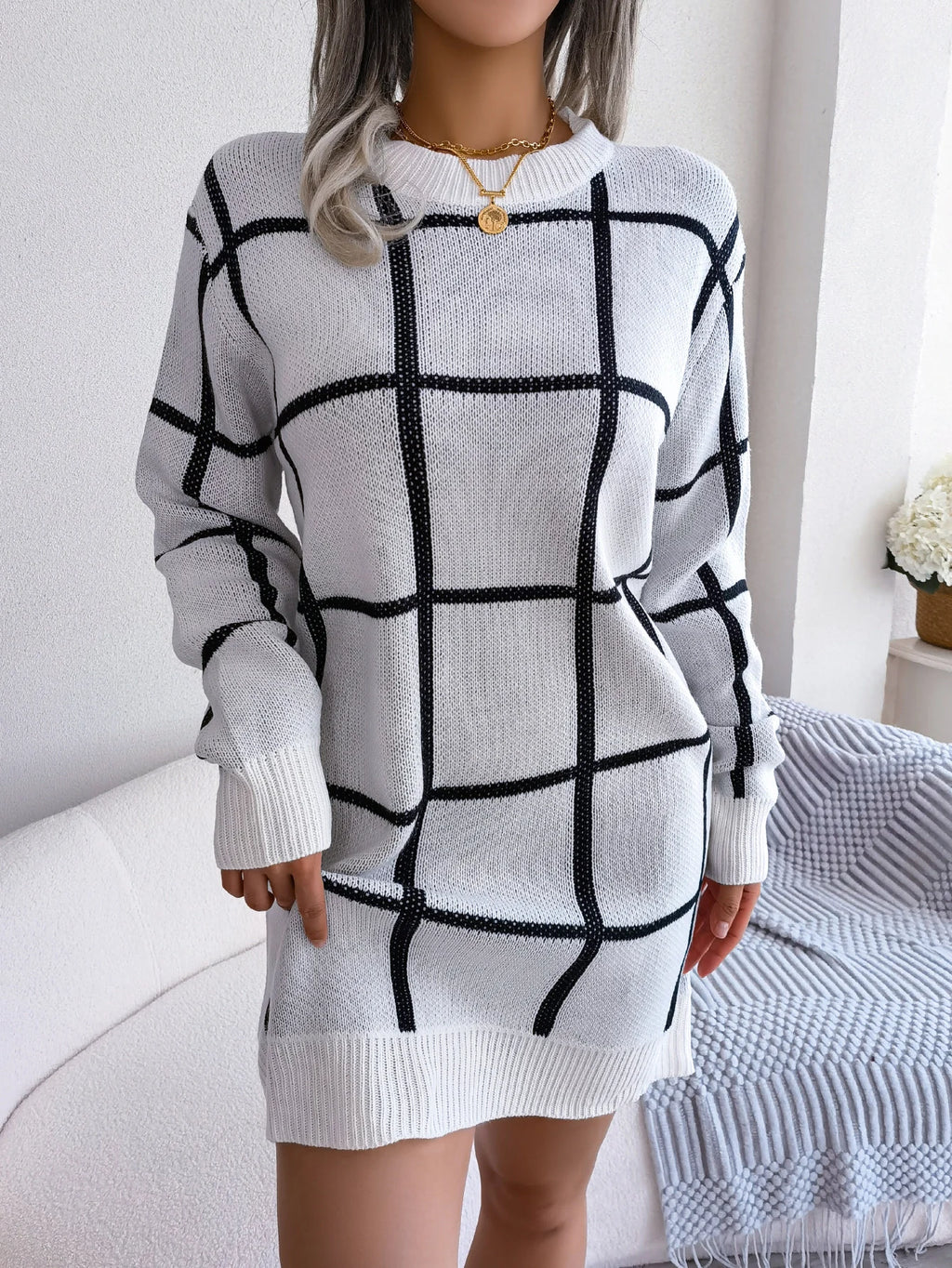 Robe Longue Femme Décontractée à Manches Longues 6