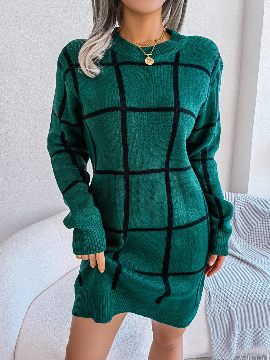 Robe Longue Femme Décontractée à Manches Longues 8
